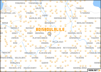 map of Bois Boulalile