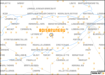 map of Bois-Bruneau