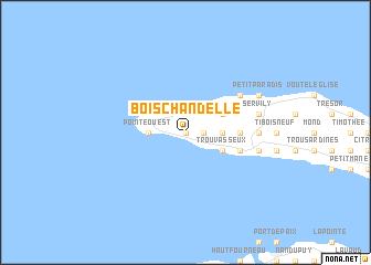 map of Bois Chandelle