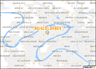 map of Bois-Colombes