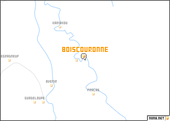 map of Bois Couronné