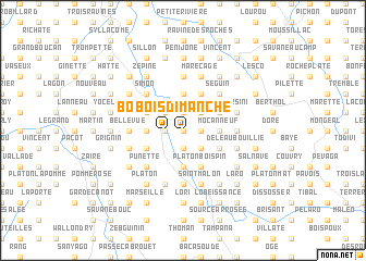 map of Bois Dimanche