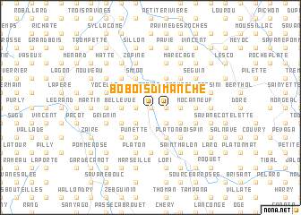 map of Bois Dimanche