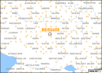 map of Bois Dune