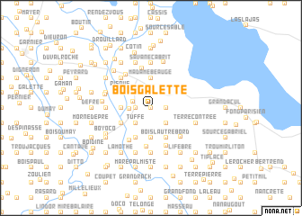 map of Bois Galette