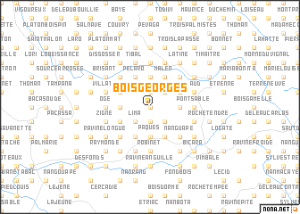 map of Bois Georges