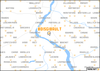 map of Bois Gibault