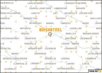 map of Bois-Hatrel