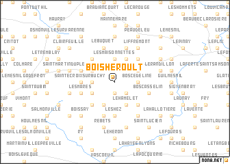 map of Bois-Héroult