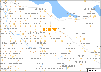 map of Bois Pin