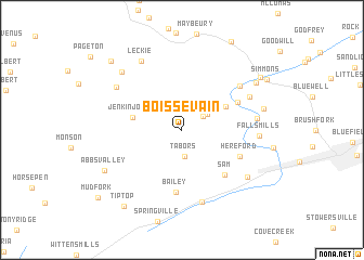 map of Boissevain