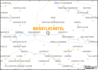 map of Boissy-le-Châtel