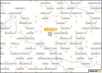 map of Boissy