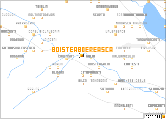 map of Boiştea-Boerească