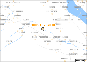 map of Boiştea-Galin