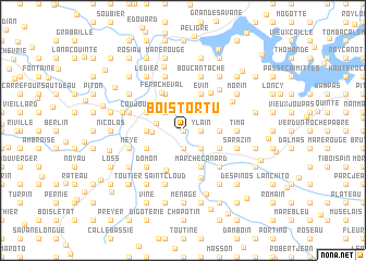 map of Bois Tortu