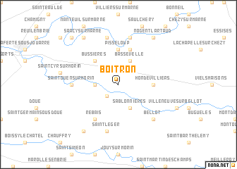 map of Boitron