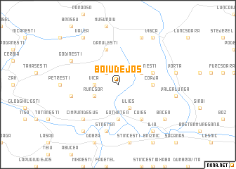 map of Boiu de Jos