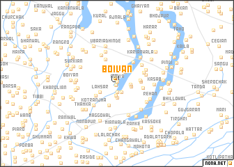 map of Boivān