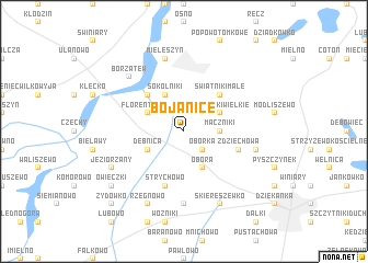 map of Bojanice
