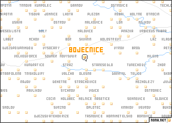 map of Boječnice