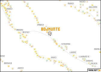 map of Bojmunte