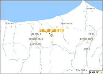 map of Bojongbata