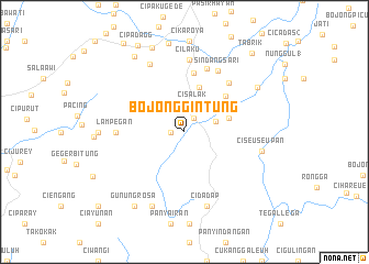 map of Bojonggintung