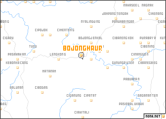 map of Bojonghaur