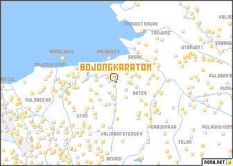 map of Bojongkaratom