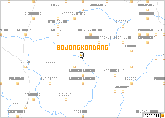 map of Bojongkondang