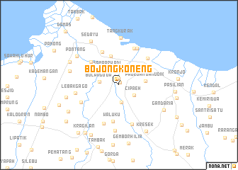 map of Bojongkoneng