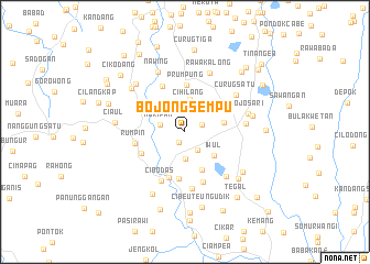 map of Bojong Sempu