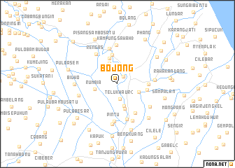 map of Bojong
