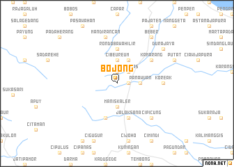 map of Bojong