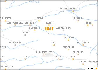 map of Bojt