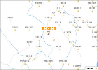 map of Bokaga