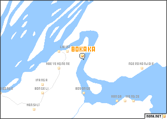 map of Bokaka