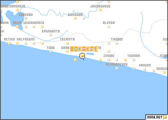 map of Bokakre