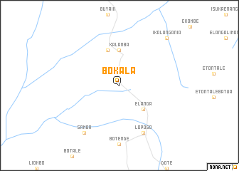 map of Bokala