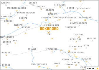 map of Bokanovo