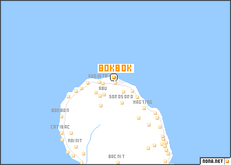 map of Bokbok