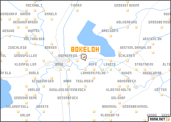 map of Bokeloh