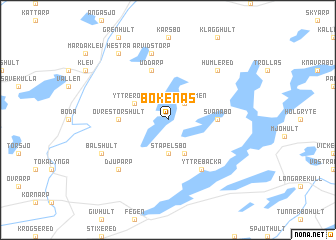 map of Bökenäs