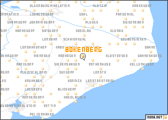 map of Bökenberg