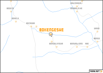 map of Bokengeswe