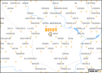 map of Boken