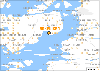 map of Bökeviken