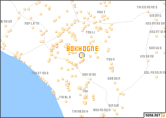 map of Bôkhogne
