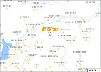 map of Bokhova